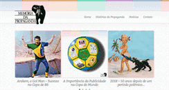 Desktop Screenshot of memoriadapropaganda.org.br
